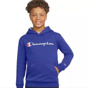Champion Kids Blue Hoodie